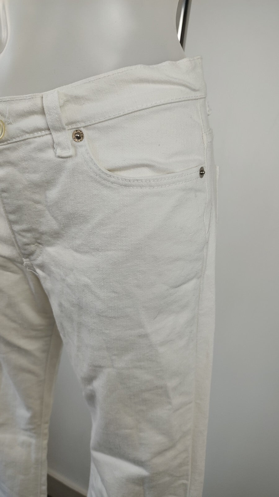 RICHMOND PANTALONE CASUAL DONNA TG. 30 WOMAN VINTAGE PANTS COTONE