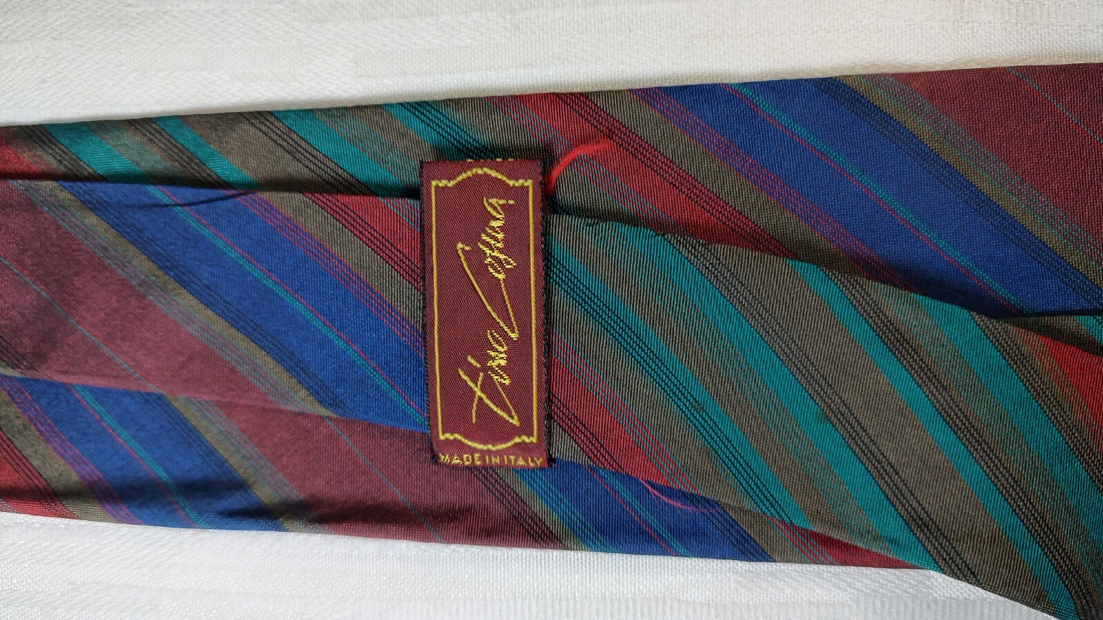 TINO COSMA 100%  SILK TIE SETA CRAVATTA NECKTIE MADE IN ITALY