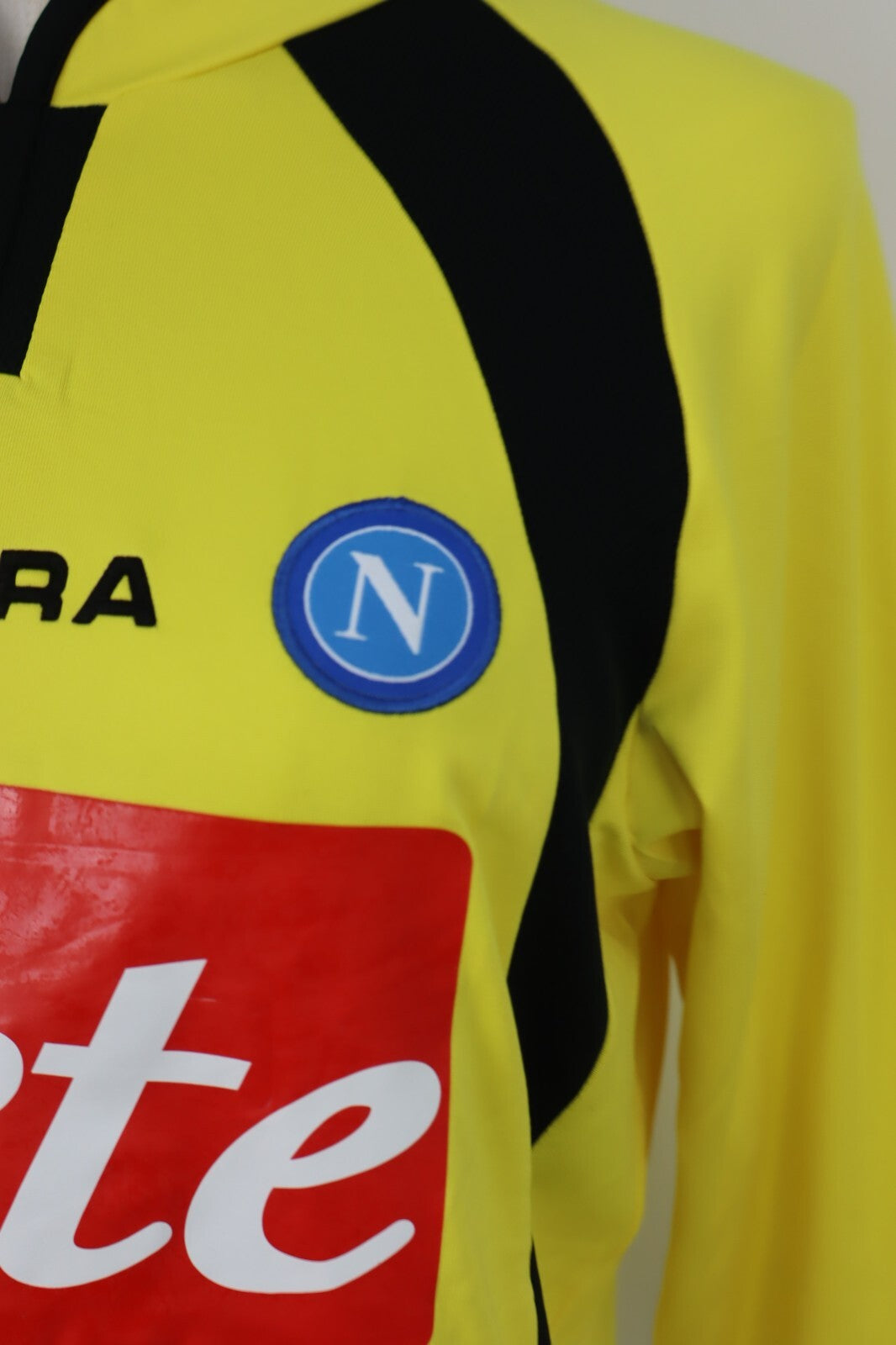 DIADORA NAPOLI MAGLIA CALCIO DONNA Tg M WOMAN SOCCER VINTAGE JERSEY