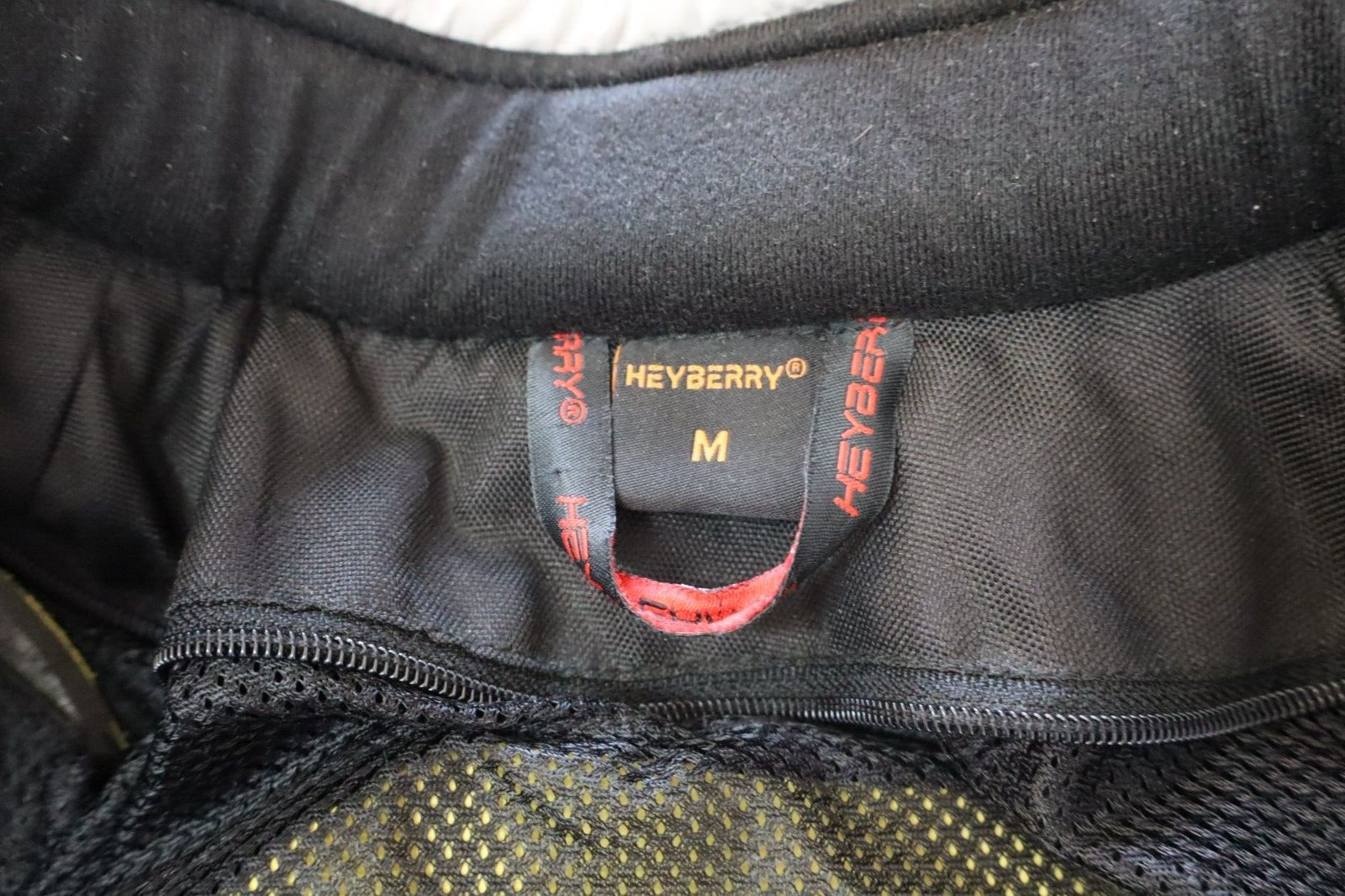 HEYBERRY SPORT GIUBBINO MOTO UOMO Tg M BIKERS MAN VINTAGE JACKET PROTEZIONI