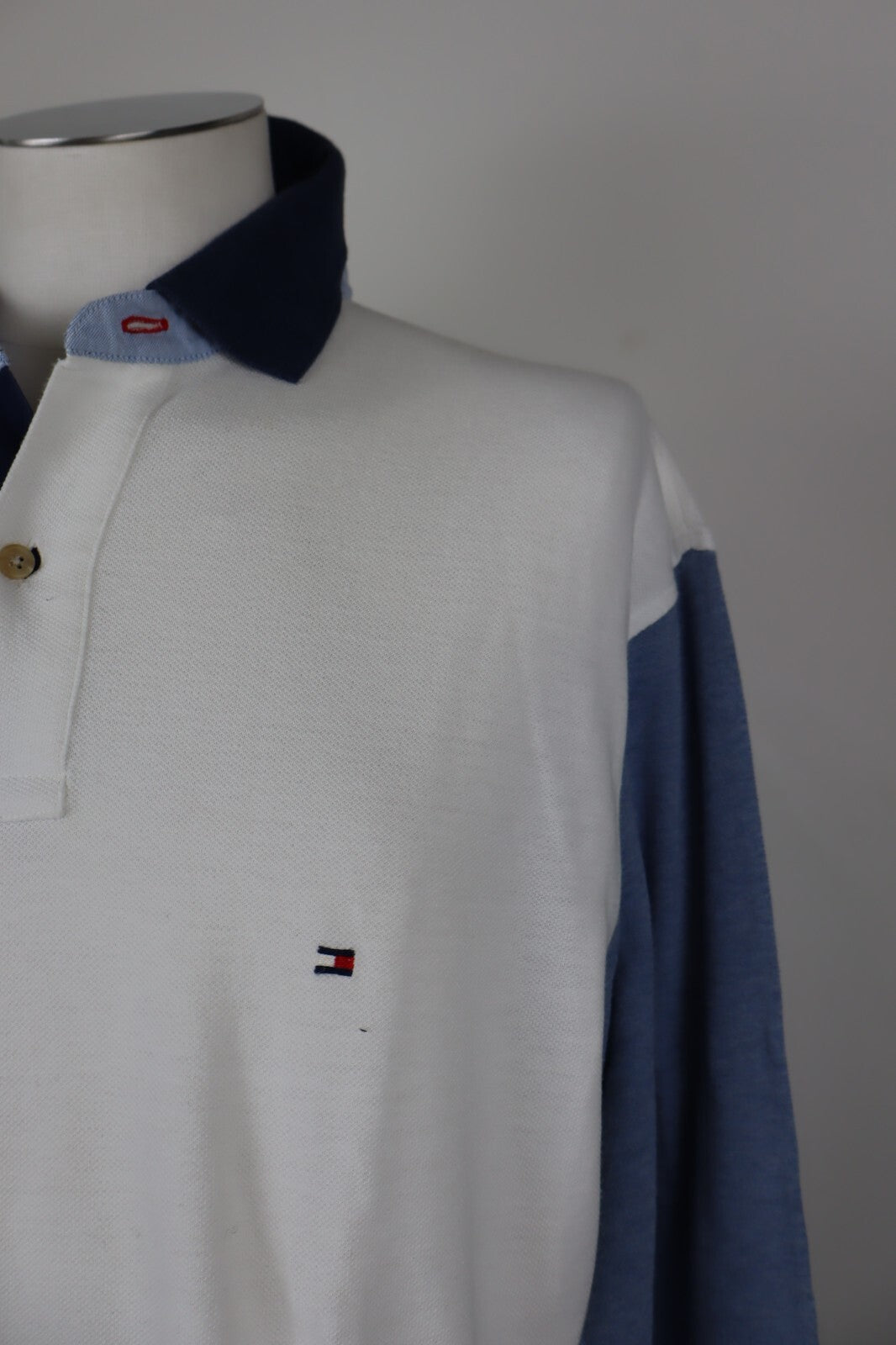 TOMMY HILFIGER MAGLIA POLO UOMO TG. XL MAN T-SHIRT CASUAL VINTAGE