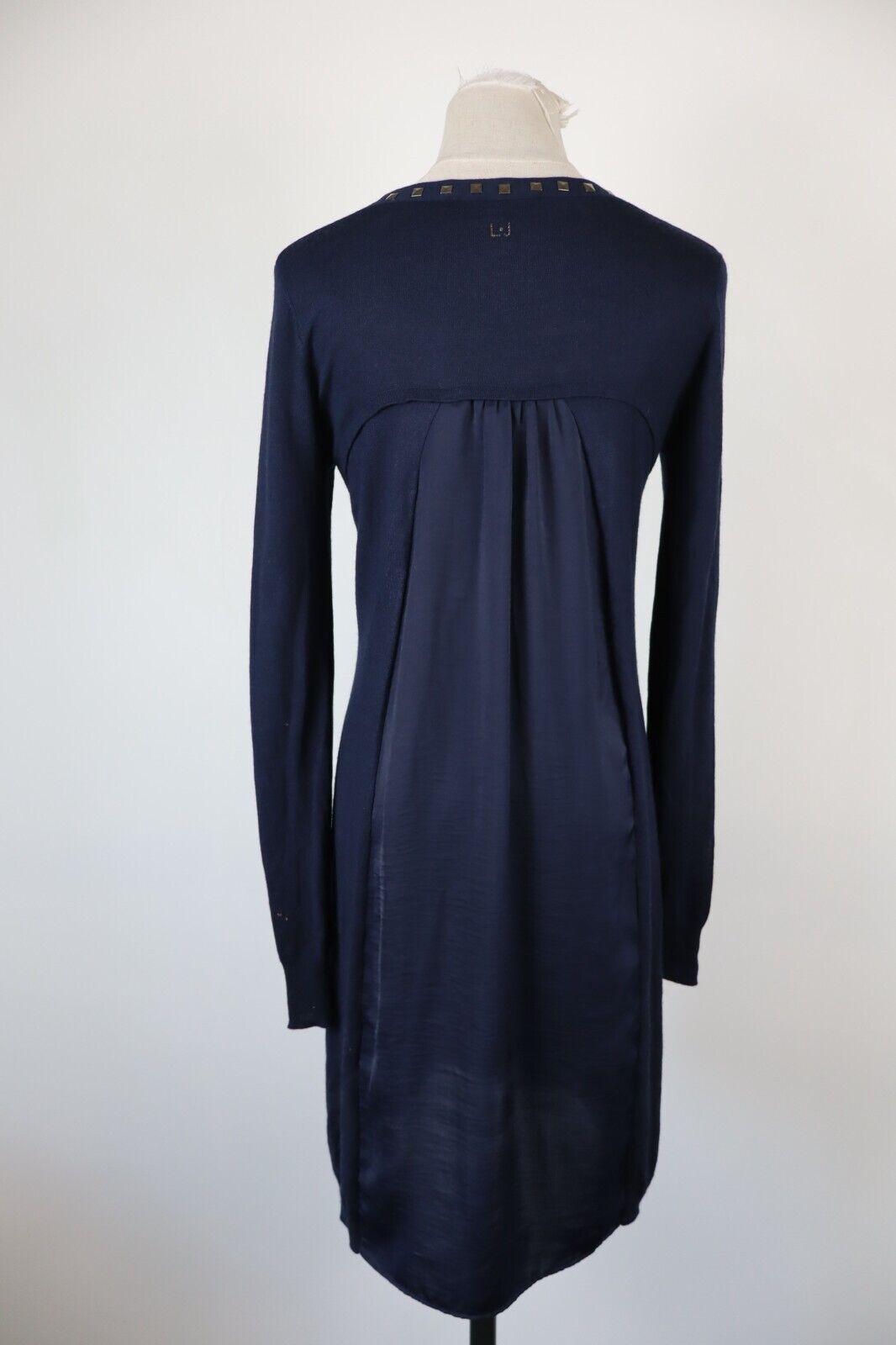 LIU JO JEANS VESTITO DONNA TG 42 WOMAN CASUAL VINTAGE DRESS ABITO LANA WOOL