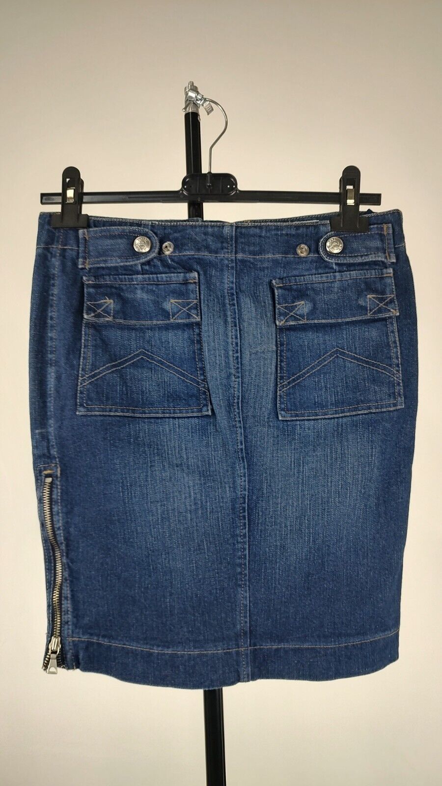 ARMANI JEANS GONNA JEANS COTONE DENIM DONNA WOMAN SKIRT SIZE 40/6 VINTAGE