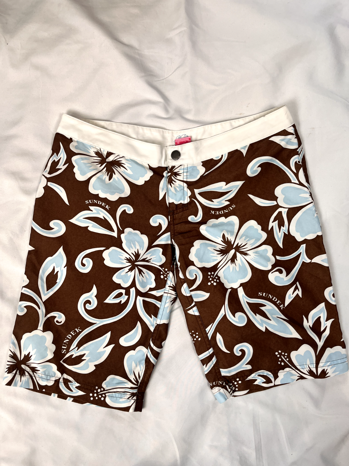 SUNDEK COSTUME PANTALONCINO MARE UOMO TG 2 MEN SWIMSUIT VINTAGE CASUAL