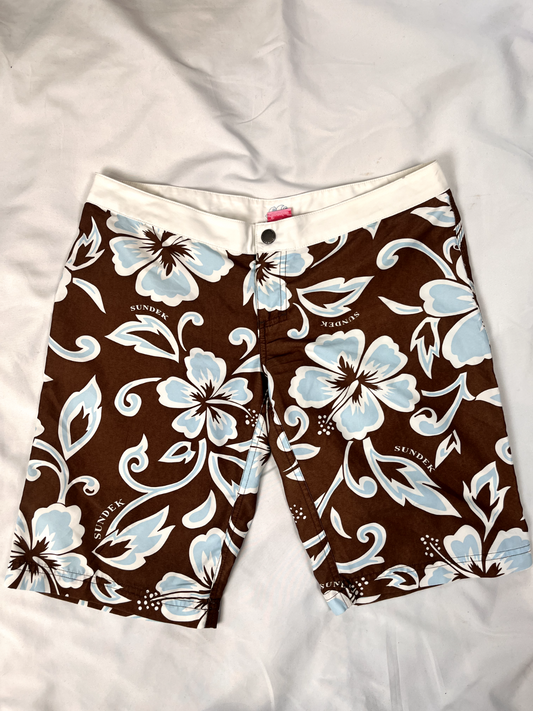 SUNDEK COSTUME PANTALONCINO MARE UOMO TG 2 MEN SWIMSUIT VINTAGE CASUAL