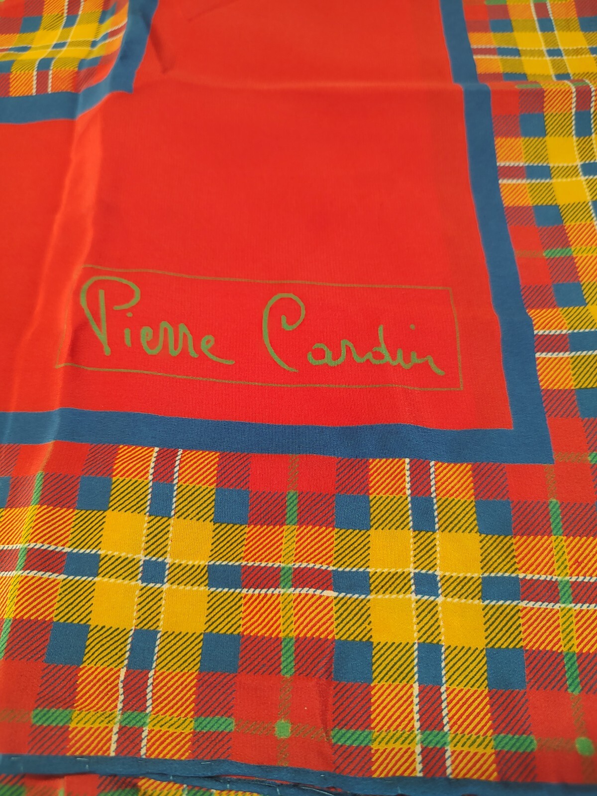 PIERRE CARDIN FOULARD 100% SILK SETA SCARVES SCARF SQUARE MADE ITALY