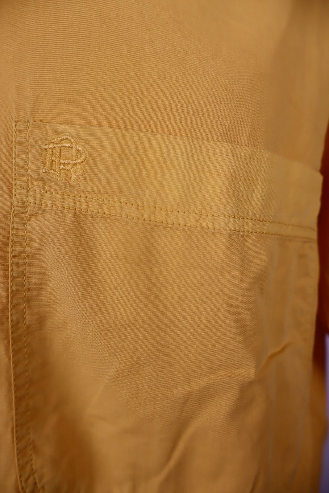 RIFLE CAMICIA UOMO TG. L MAN CASUAL VINTAGE SHIRT COTONE COTTON TASCA LOGO
