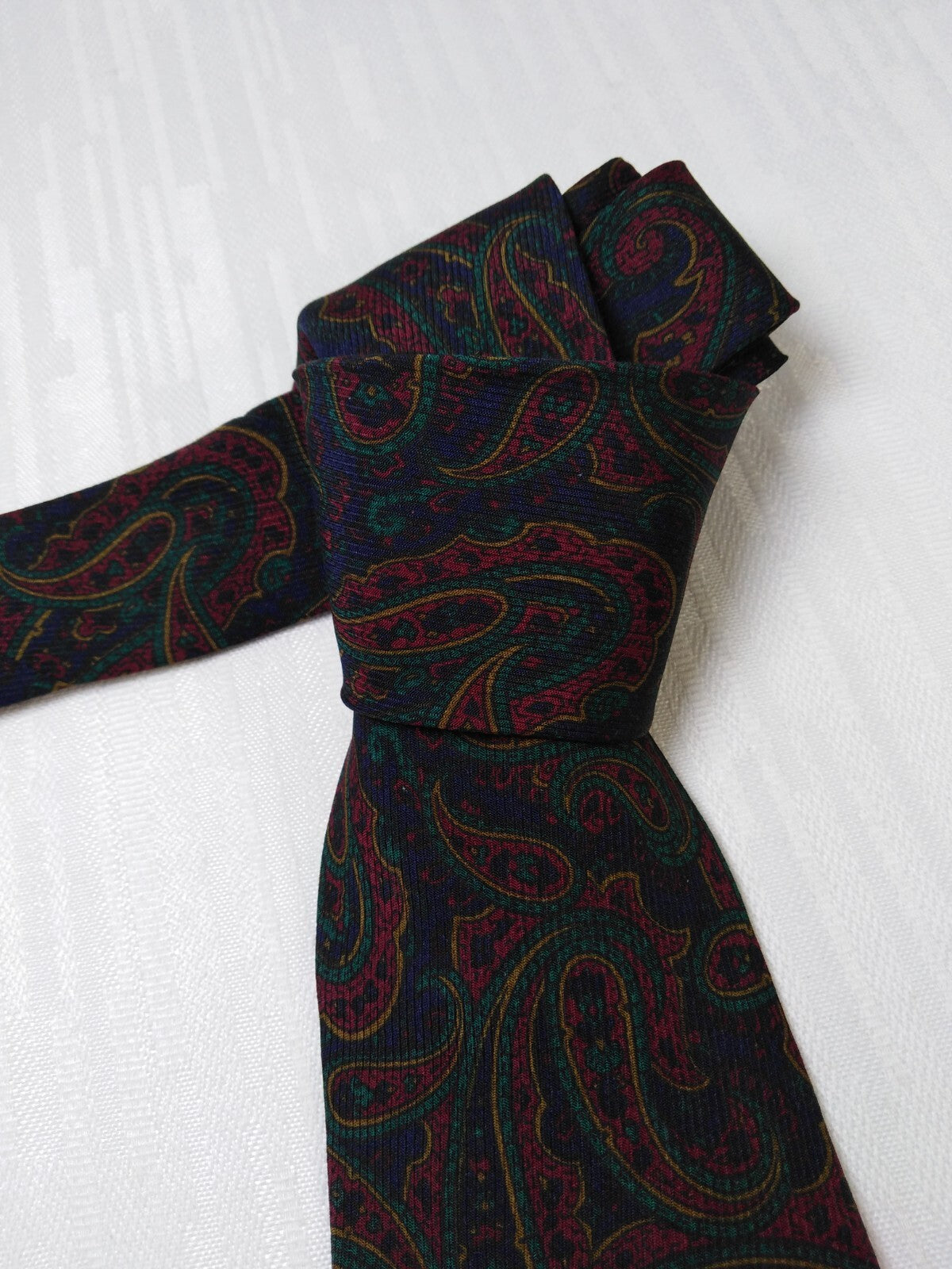 BORSALINO 100% SILK TIE SETA CRAVATTA NECKTIE MADE IN ITALY CLASSIC