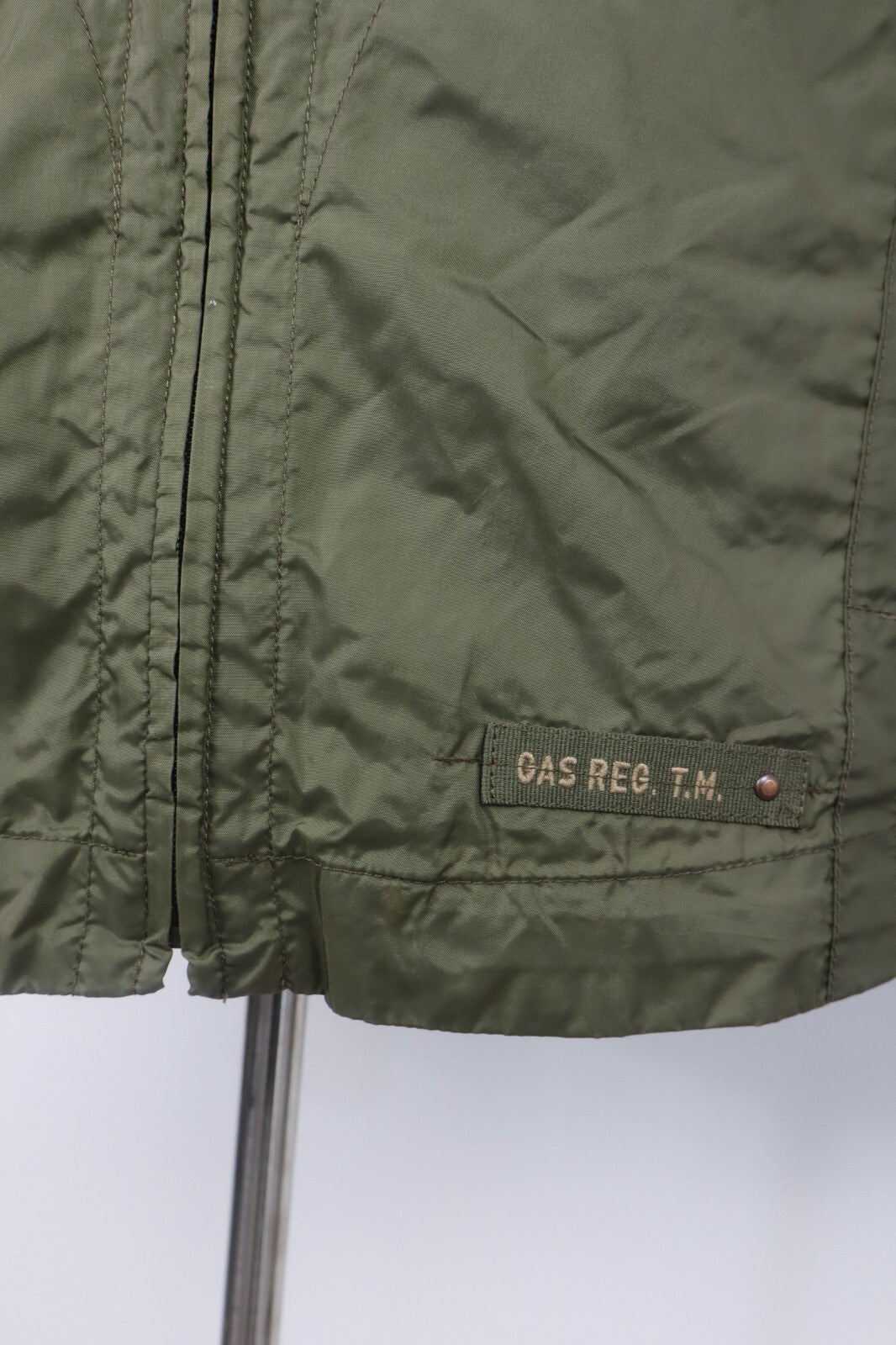 GAS GIUBBINO IMPERMEABILE UOMO L MAN GIACCA VINTAGE SPORT RICHIUDIBILE