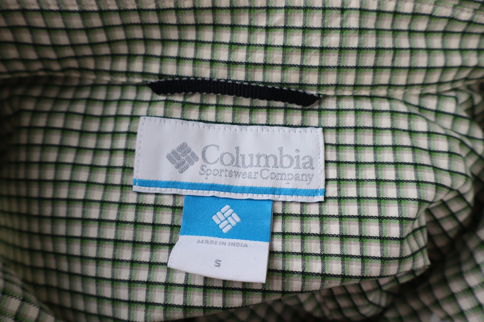 COLUMBIA CAMICIA UOMO TG. S MAN CASUAL VINTAGE  SHIRT COTONE COTTON
