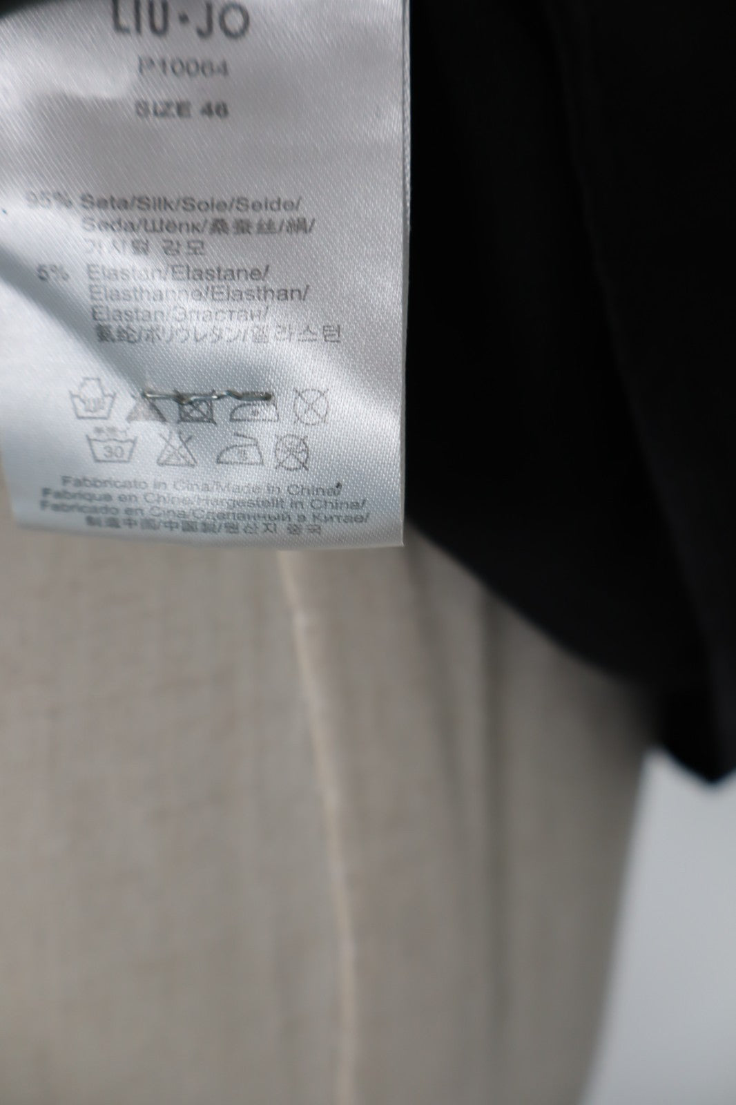 LIU JO VESTITO DONNA TG. 46 WOMAN CASUAL VINTAGE DRESS ABITO SETA