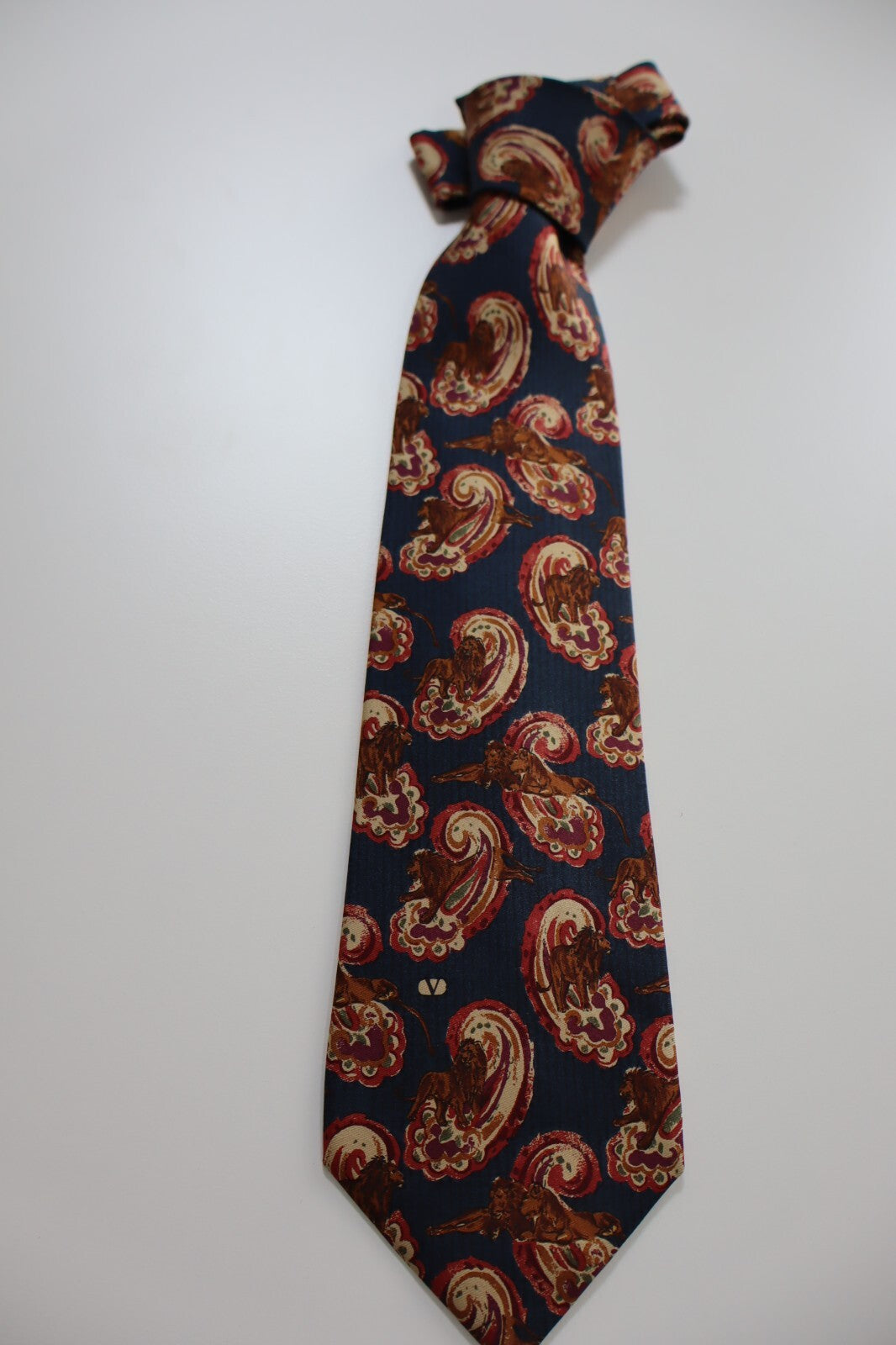VALENTIINO 100% SILK TIE SETA CRAVATTA NECKTIE MADE IN ITALY CLASSIC