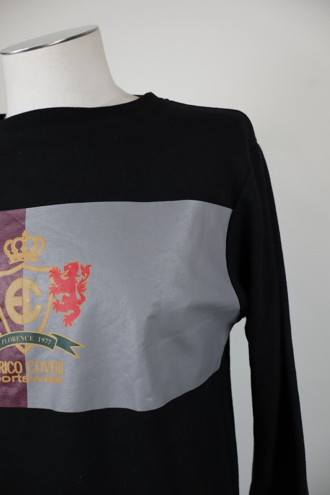 ENRICO COVERI FELPA MAGLIA UOMO Tg M MAN CASUAL VINTAGE SPORT SWEATSHIRT COTONE