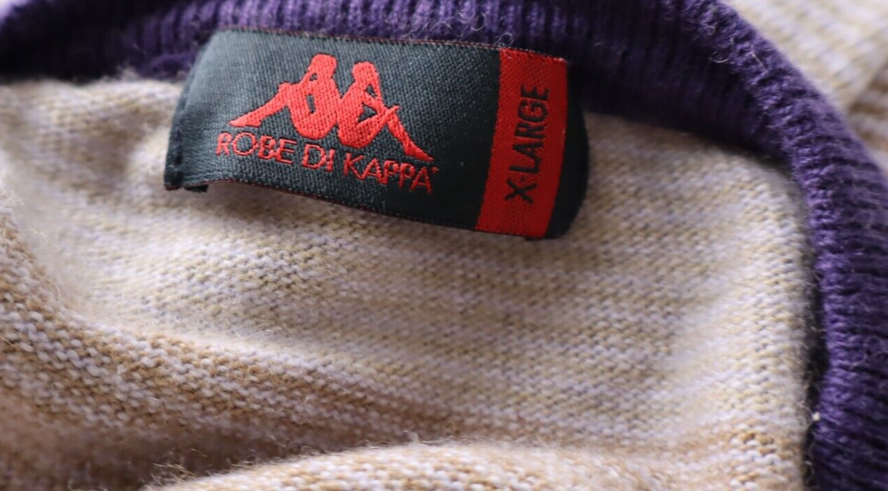 ROBE DI KAPPA MAGLIONE LANA CASHMERE UOMO XL MAGLIA MAN SWEATER CASUAL VINTAGE