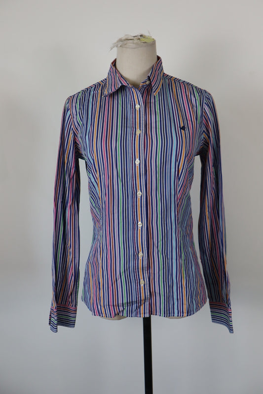 BROOKSFIELD CAMICIA  DONNA TG. 42 WOMAN SHIRT CASUAL VINTAGE COTONE
