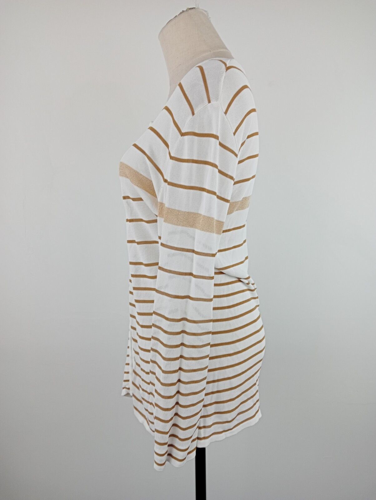 MARELLA MAGLIA ZIP DONNA TG. L WOMAN CASUAL VINTAGE T-SHIRT MADE ITALY