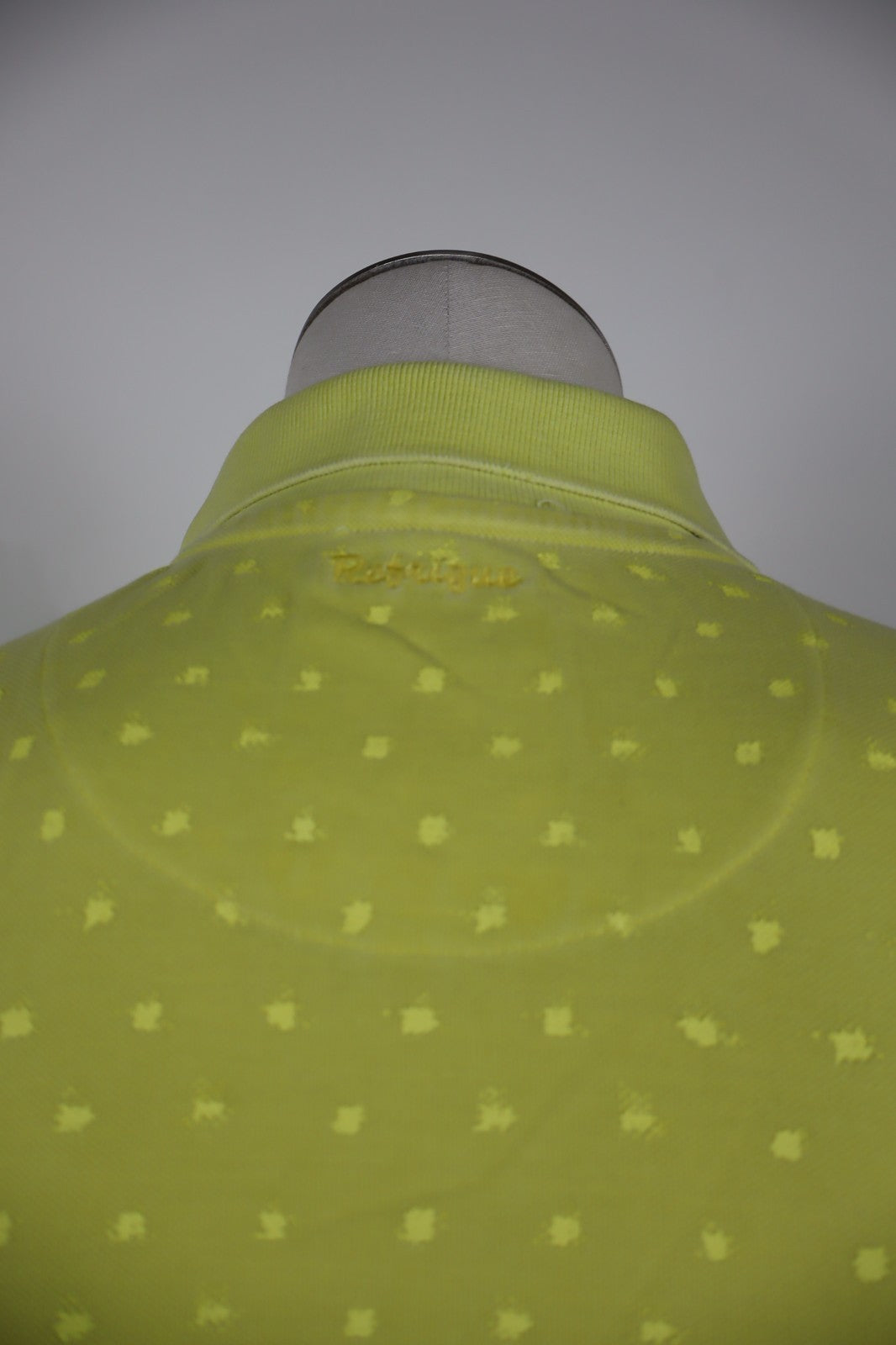 REFRIGUE POLO MAGLIA UOMO TG S MAN COTONE SHIRT CASUAL VINTAGE POIS