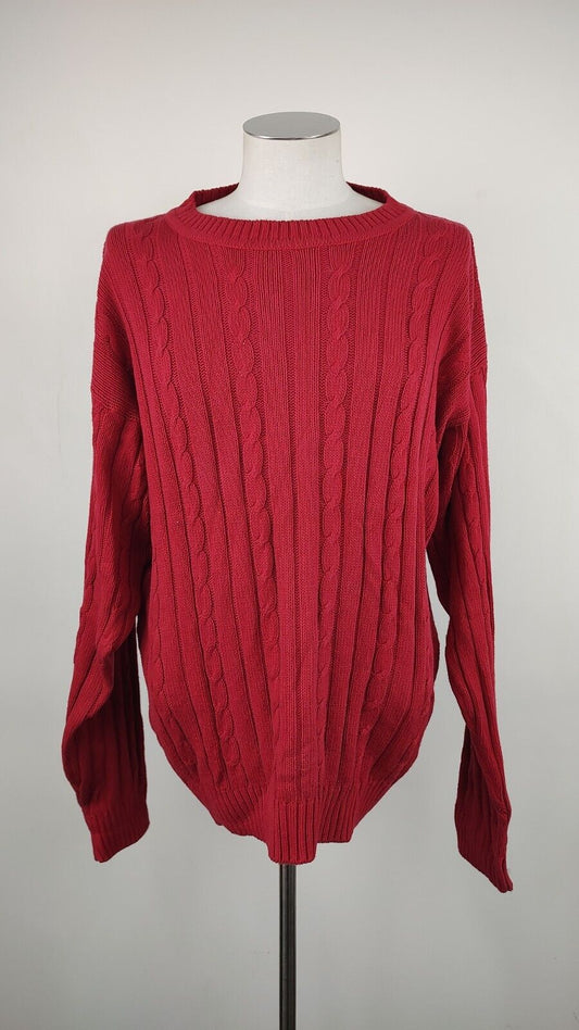 ROBE DI KAPPA MAGLIONE COTONE VINTAGE UOMO Tg. L MAN SWEATER CASUAL