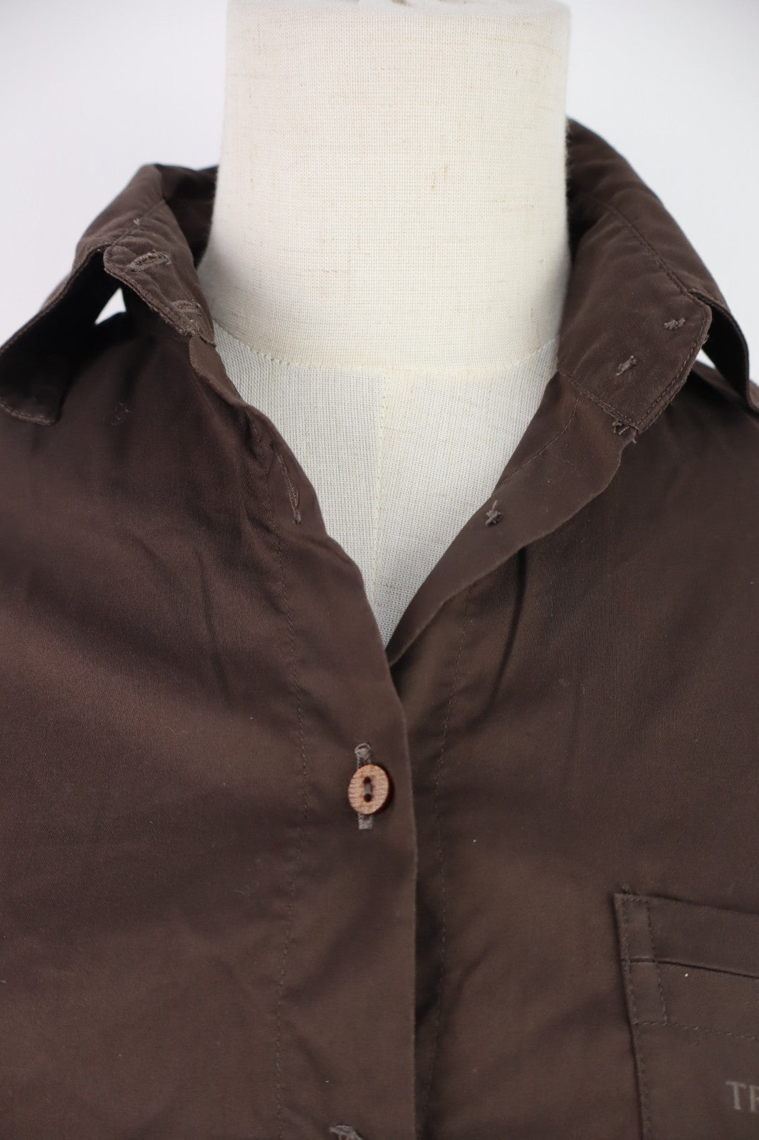 TRUSSARDI JEANS CAMICIA  DONNA TG. M WOMAN SHIRT CASUAL VINTAGE COTONE