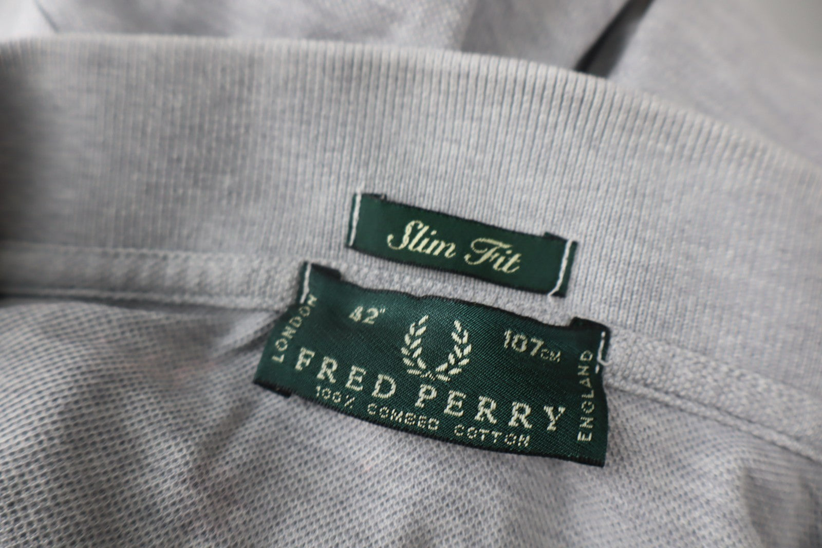 FRED PERRY POLO MAGLIA UOMO COTONE 42" 107CM MAN COTTON T-SHIRT CASUAL VINTAGE