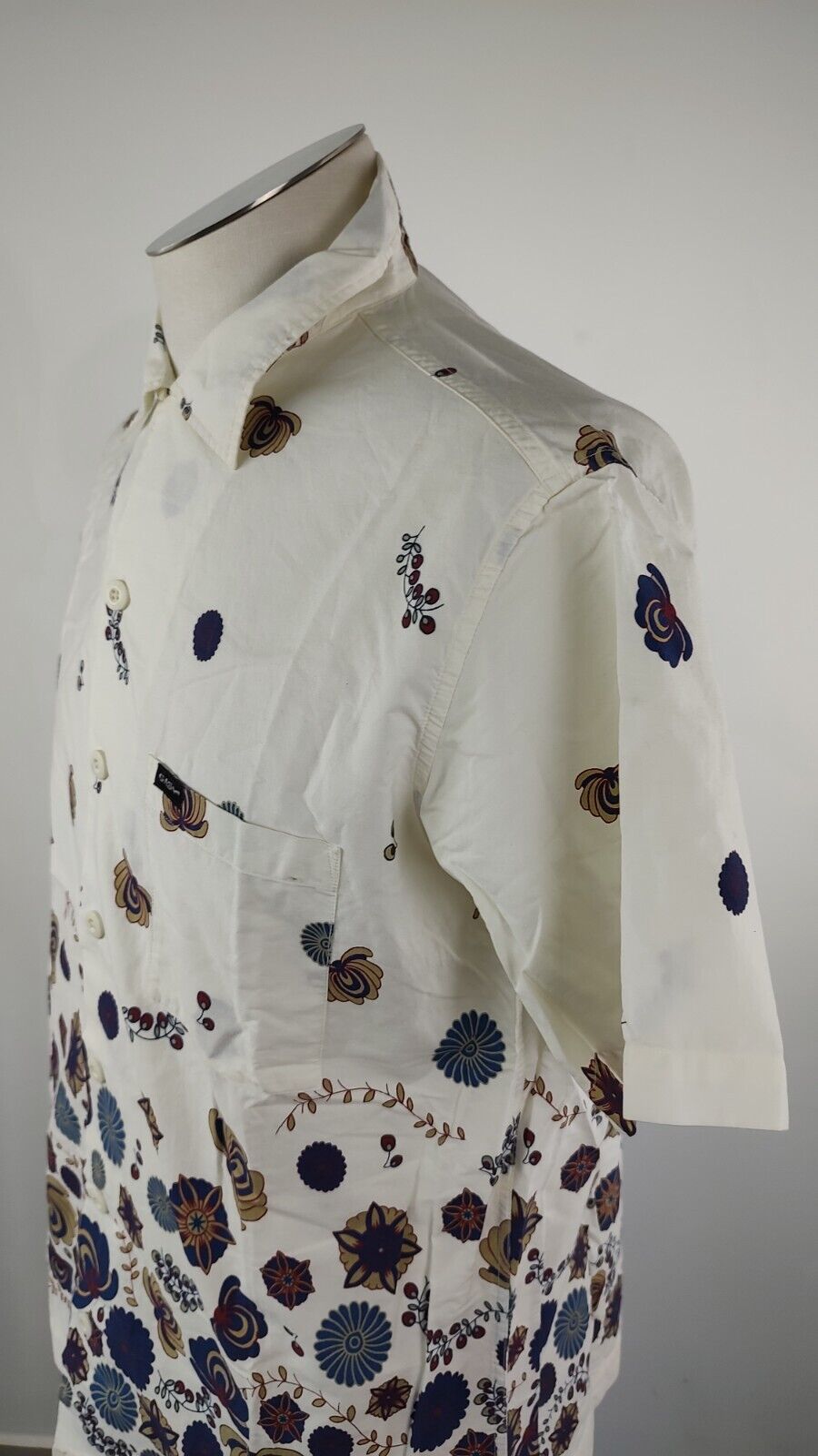 GAS CAMICIA UOMO TG. M MAN CASUAL VINTAGE SHIRT COTONE