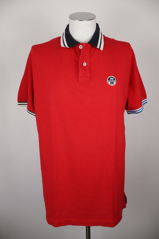 NORTH SAILS POLO MAGLIA UOMO TG. 2XL MAN T-SHIRT CASUAL VINTAGE COTONE COTTON