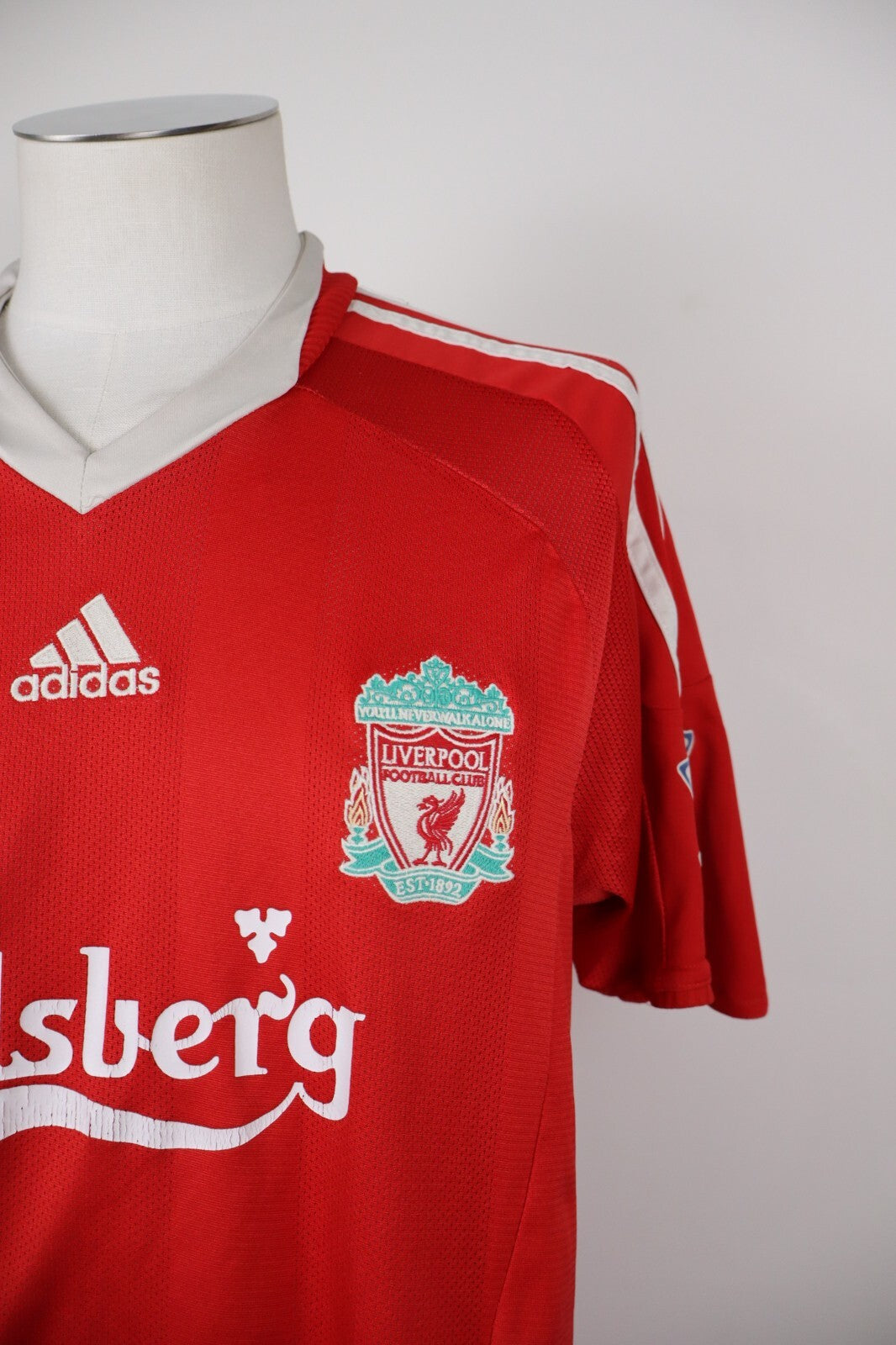 ADIDAS LIVERPOOL SKRIEL N 37 MAGLIA UOMO FOOTBALL TG. M SPORT T-SHIRT MAN 08/09