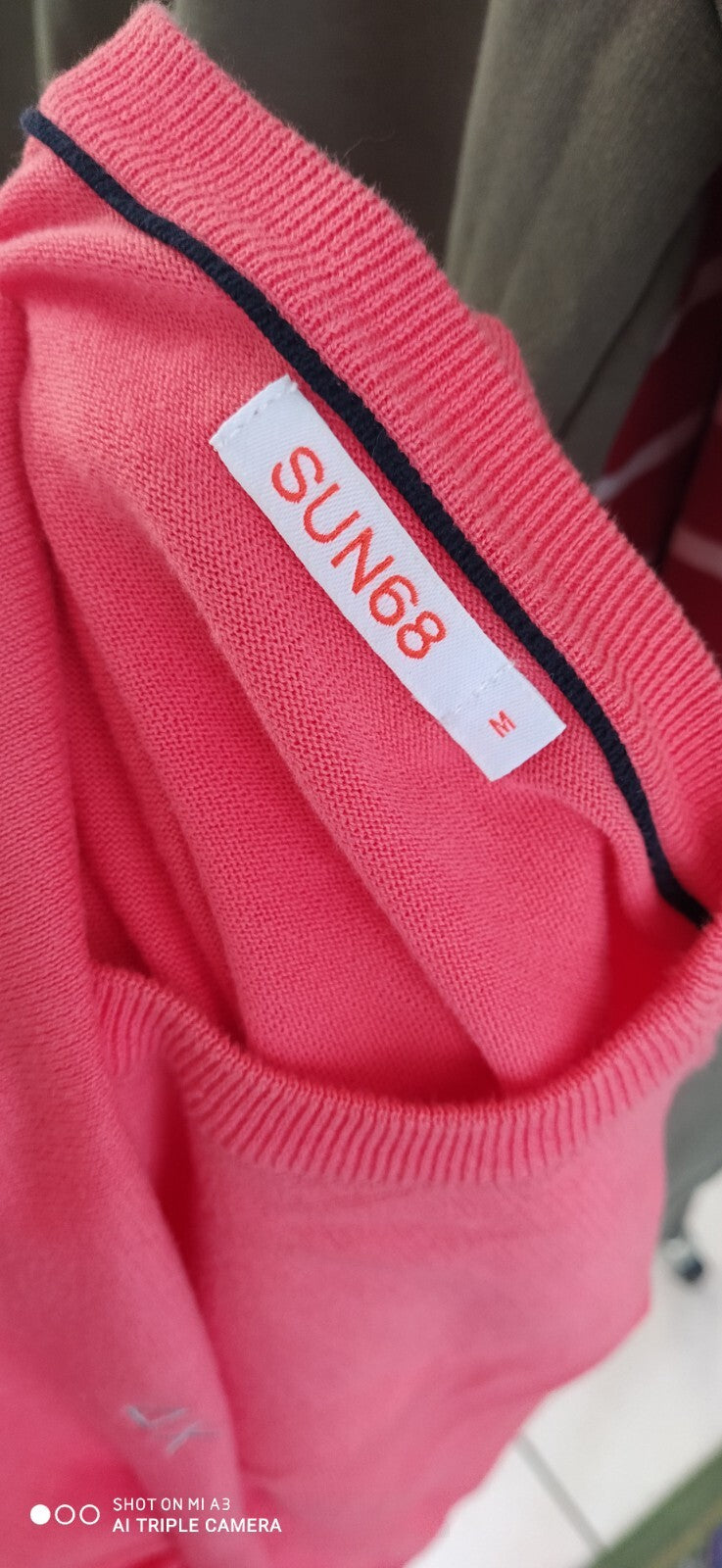 SUN68 MAGLIONE UOMO Tg. M MAN SWEATER CASUAL VINTAGE COTONE COTTON