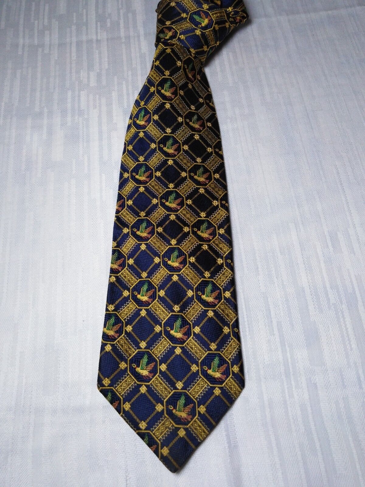 CARNAVAL DE VENISE 100% SILK TIE SETA CRAVATTA NECKTIE MADE IN ITALY