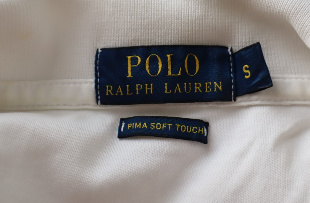 RALPH LAUREN MAGLIA POLO UOMO COTONE TG S MAN COTTON T-SHIRT CASUAL VINTAGE
