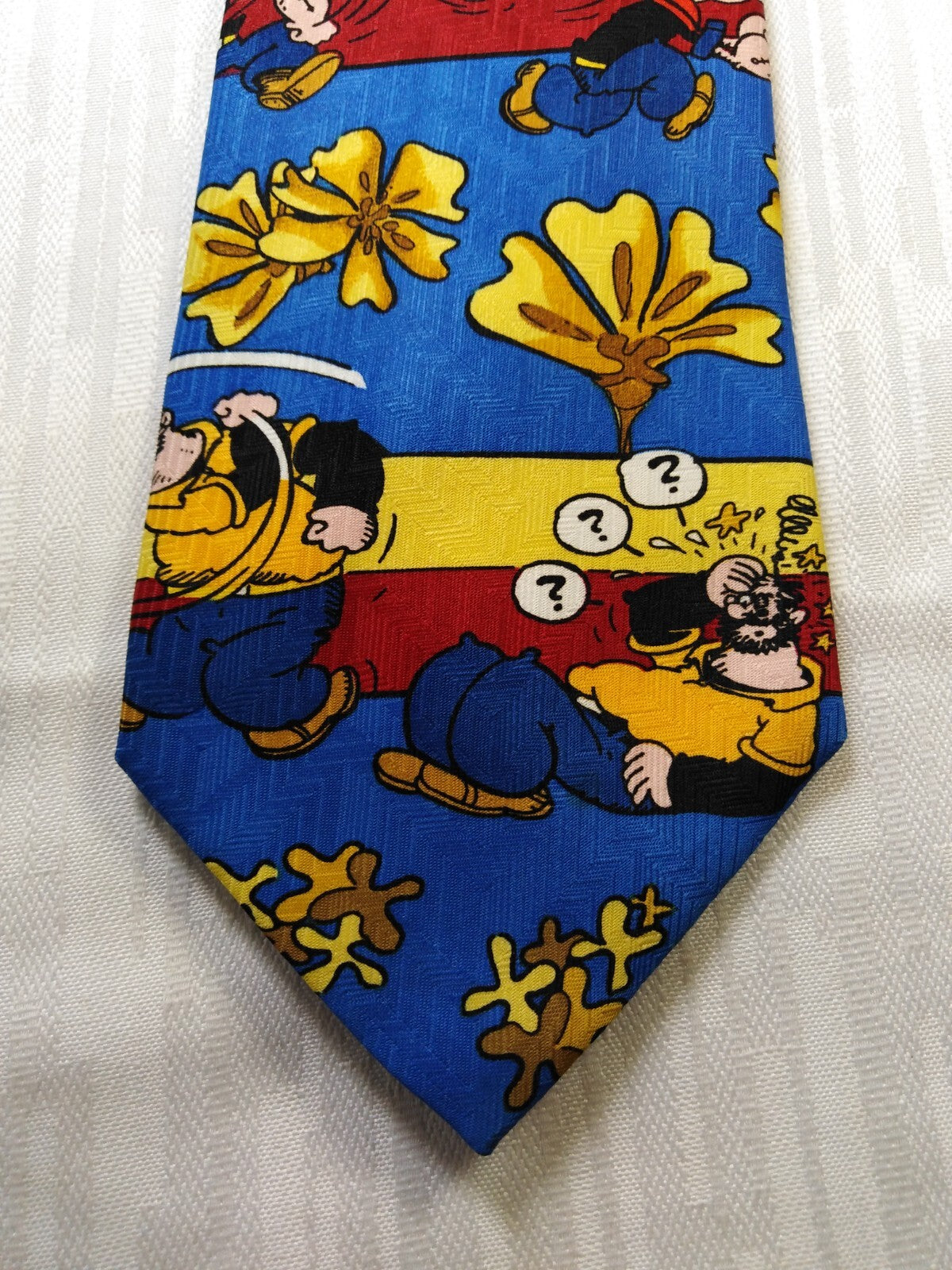 POPEYE POLIESTERE TIE CRAVATTA NECKTIE MADE IN ITALY VINTAGE CLASSIC