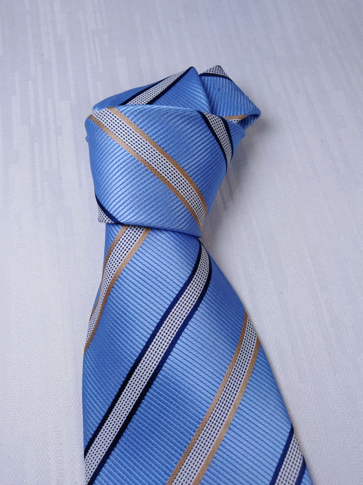 ANDREA CONTE 100% SETA SILK TIE CRAVATTA NECKTIE ITALY VINTAGE SELF TIPPED