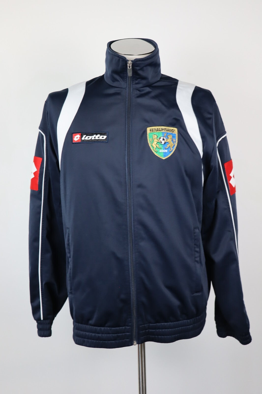 LOTTO FERALPI SALO' FELPA CALCIO CON ZIP UOMO Tg.  L MAN SOCCER JACKET