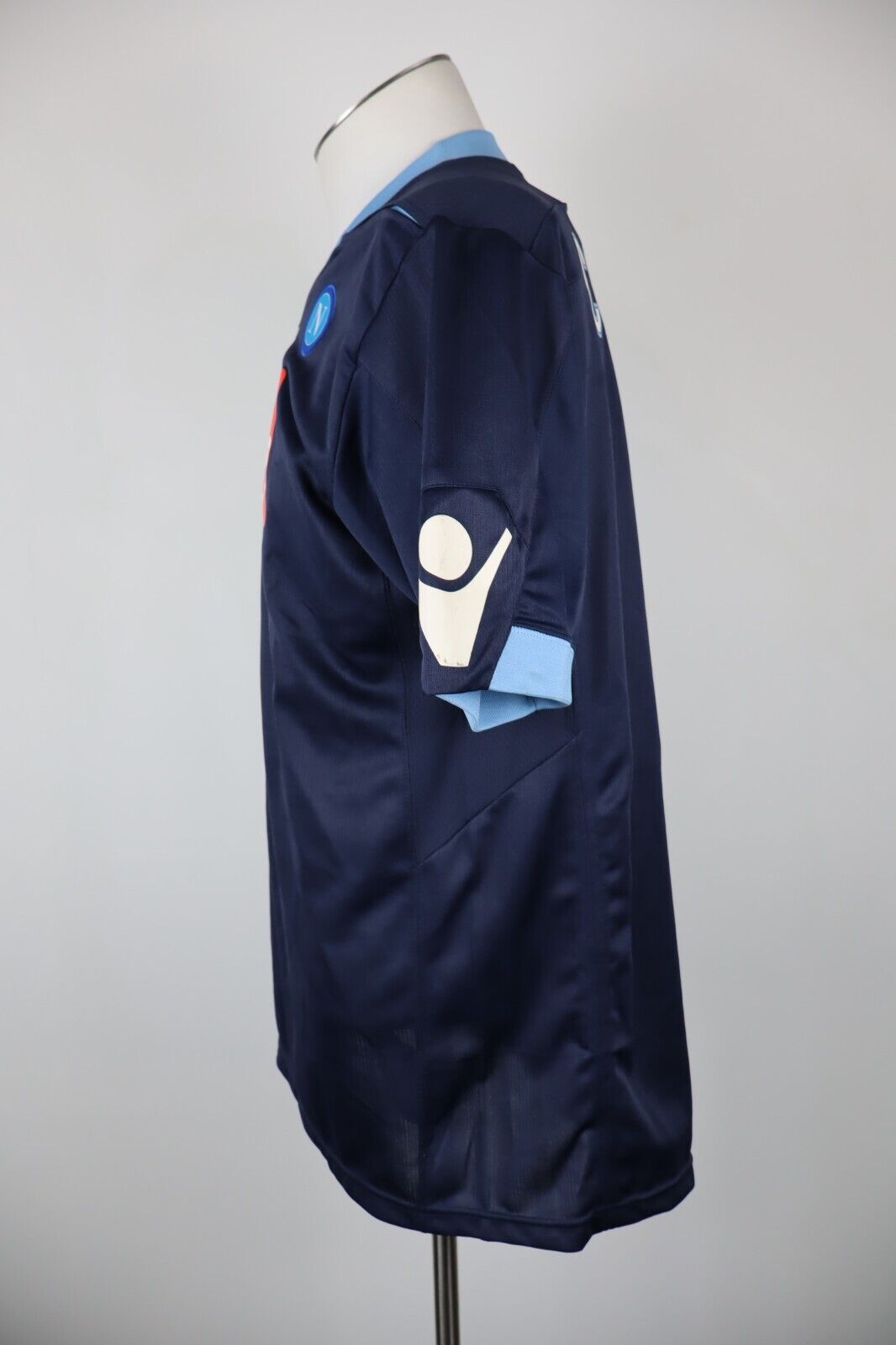 MACRON NAPOLI CAVANI N 7 MAGLIA CALCIO UOMO Tg L TRIKOT JERSEY AUTOGRAFATA