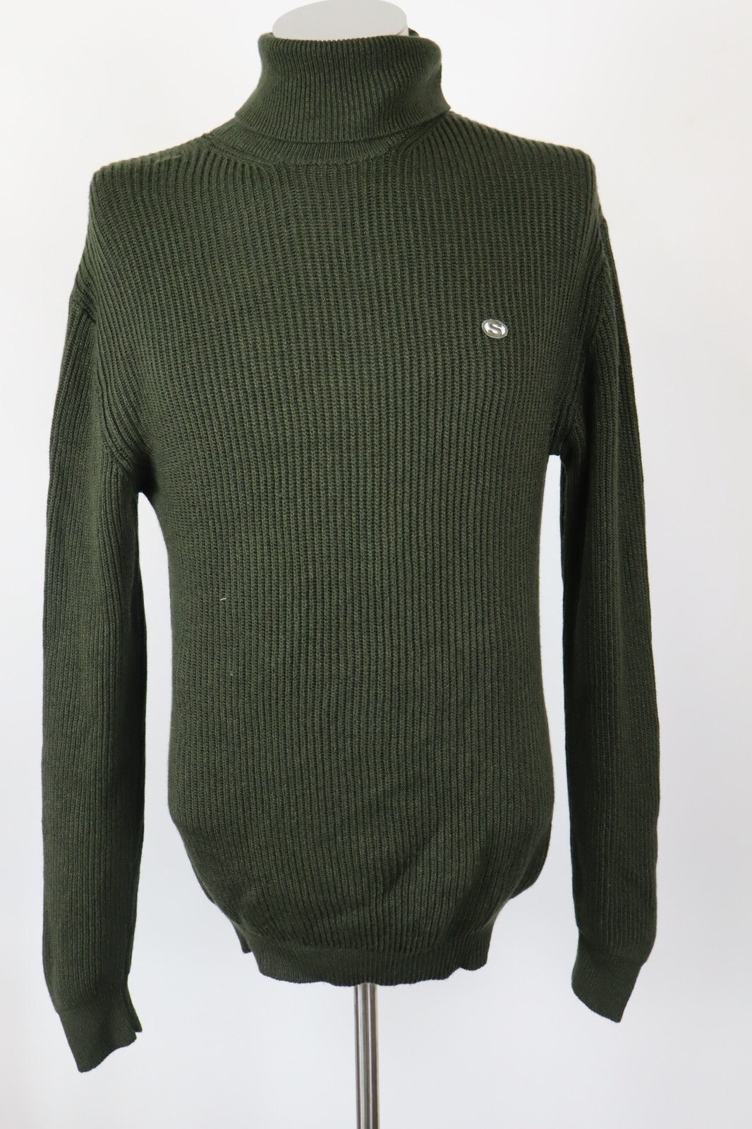 SUPERGA MAGLIONE VINTAGE LANA MERINO UOMO Tg. L MAN WOOL SWEATER CASUAL