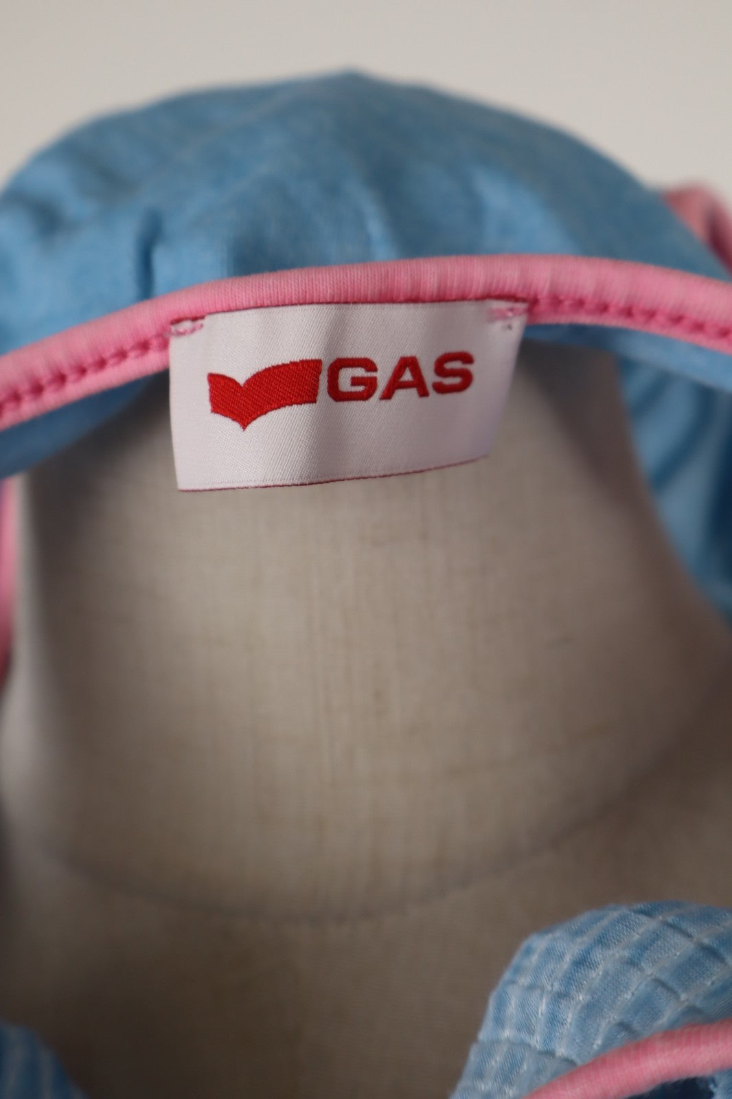 GAS MAGLIA DONNA TG. 16 ANNI WOMAN CASUAL VINTAGE T-SHIRT CANOTTA TOP COTONE