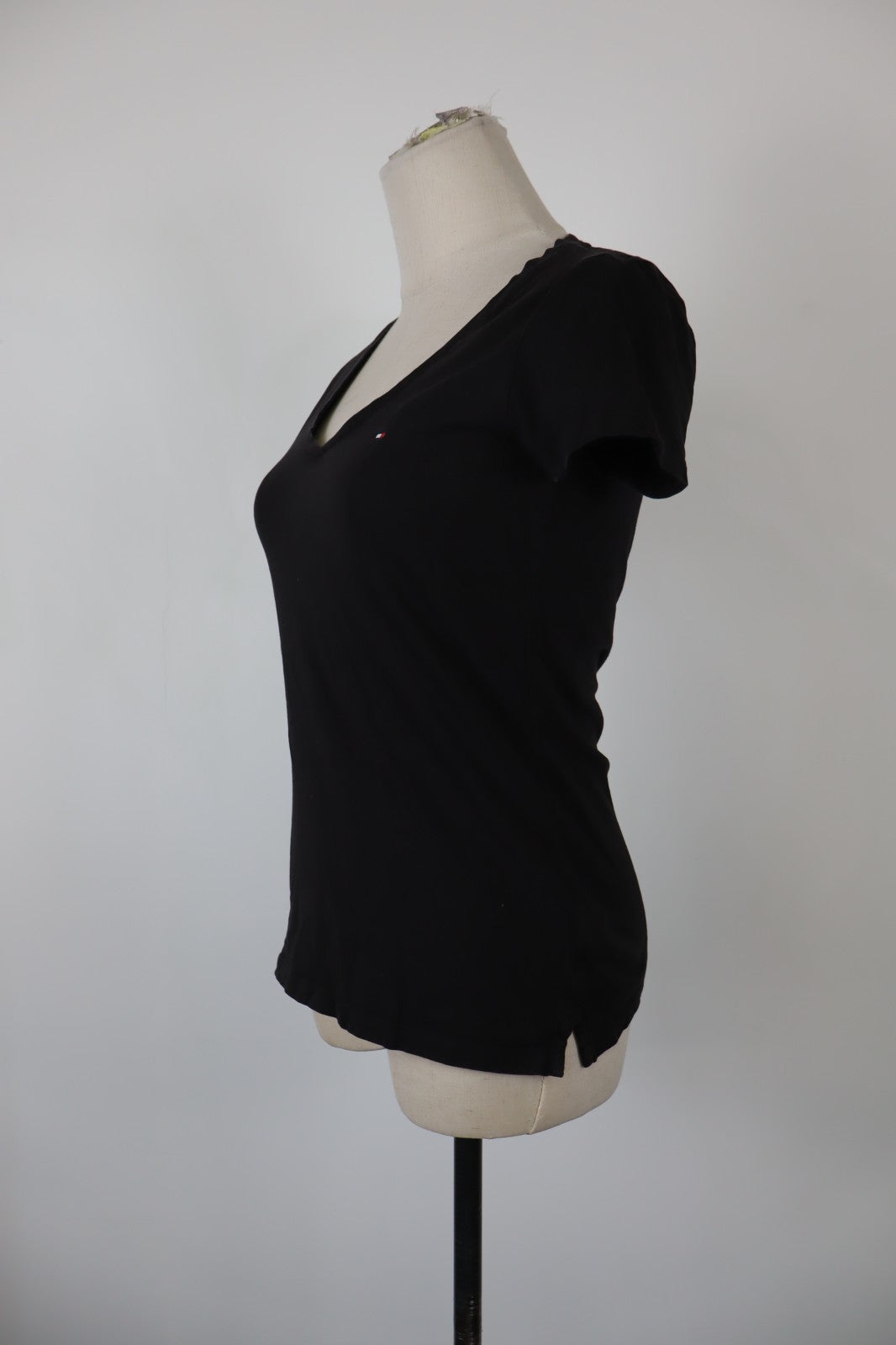 TOMMY HILFIGER MAGLIA CANOTTA DONNA TG S WOMAN CASUAL VINTAGE T-SHIRT TOP COTONE