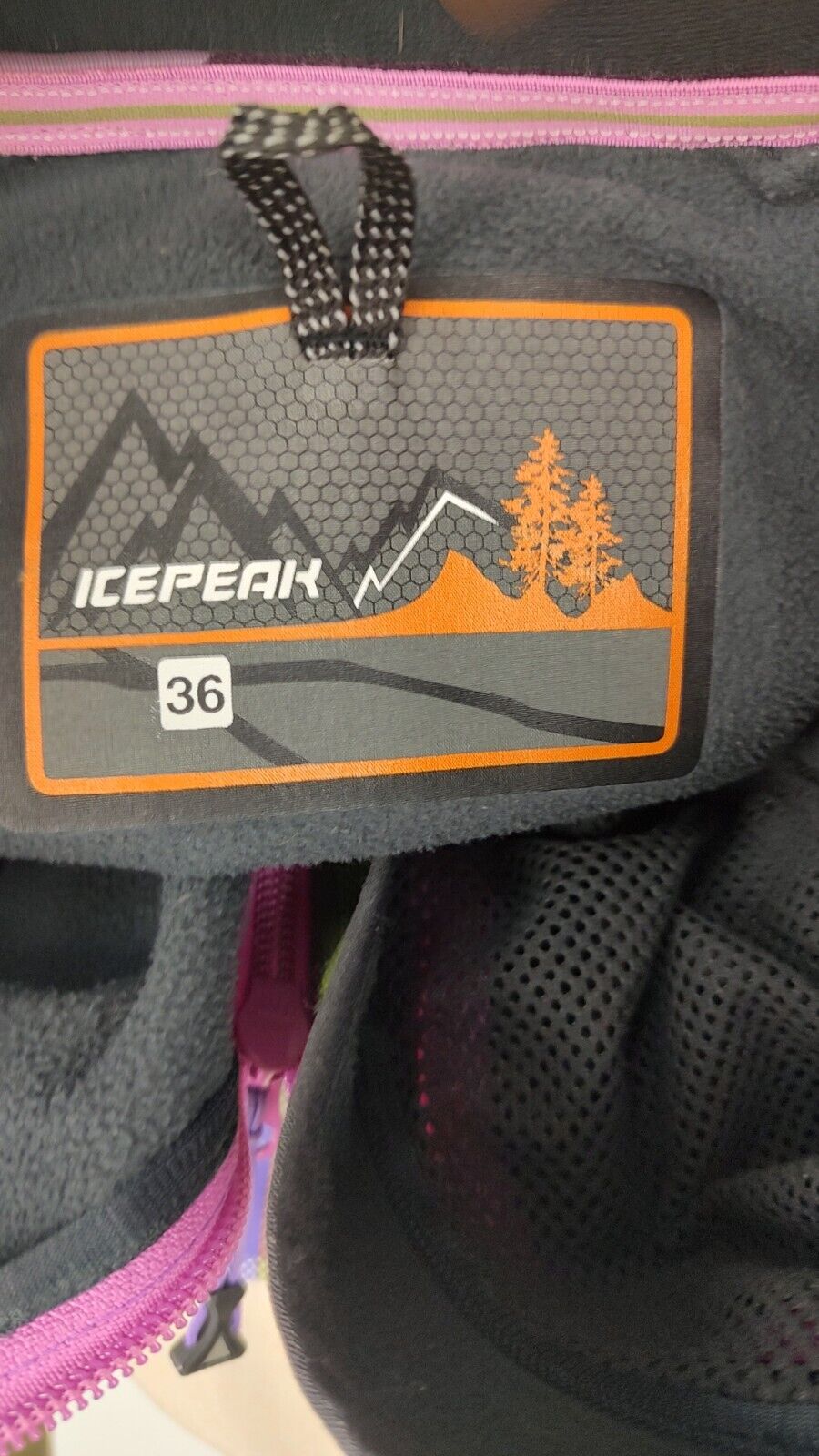 ICEPEAK GIUBBINO IMBOTTITO GIACCA  DONNA Tg. 36 WOMAN CASUAL JACKET PADDED