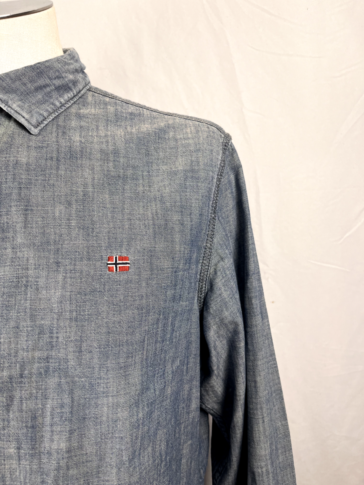 NAPAPIJRI CAMICIA SHIRT UOMO Tg XL MAN VINTAGE CASUAL COTONE COTTON