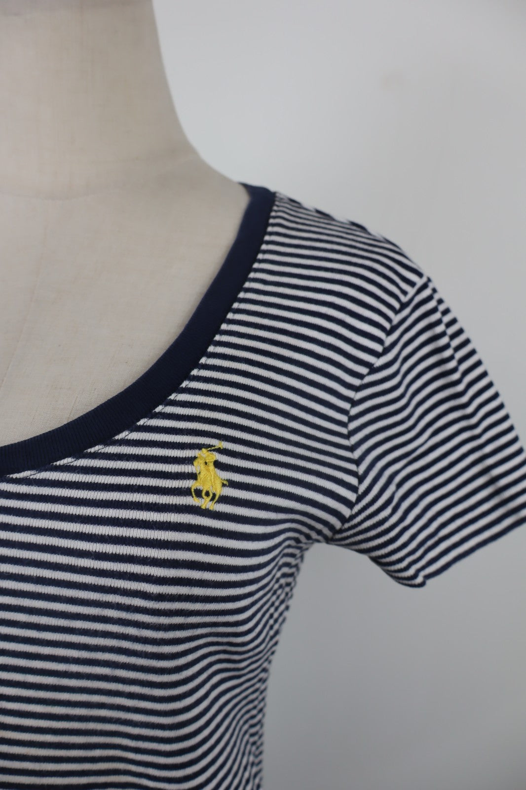 RALPH LAUREN SPORT MAGLIA DONNA TG M WOMAN CASUAL T-SHIRT VINTAGE COTONE COTTON