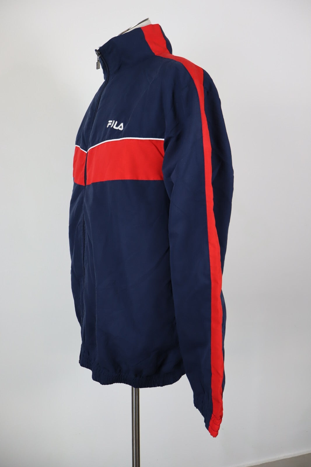 FILA GIACCA SPORT CON ZIP UOMO Tg L MAN JACKET CASUAL VINTAGE