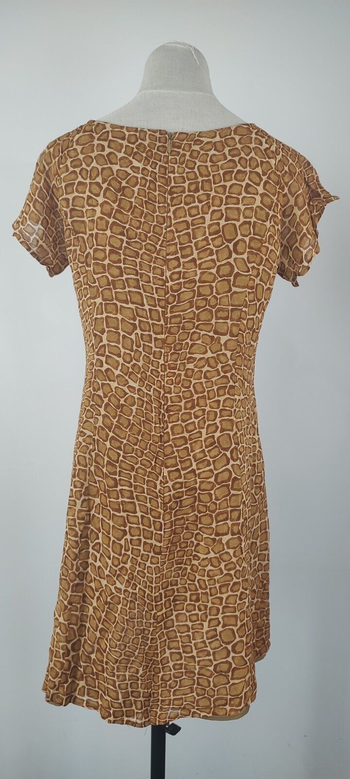 MARELLA VESTITO DONNA TG. 40 WOMAN CASUAL VINTAGE DRESS LINO