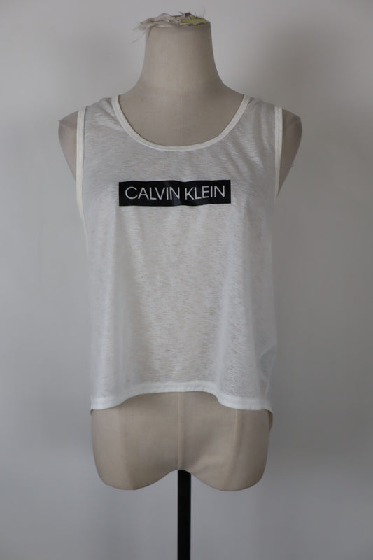 CALVIN KLEIN MAGLIA DONNA TG. L WOMAN CASUAL VINTAGE T-SHIRT TOP