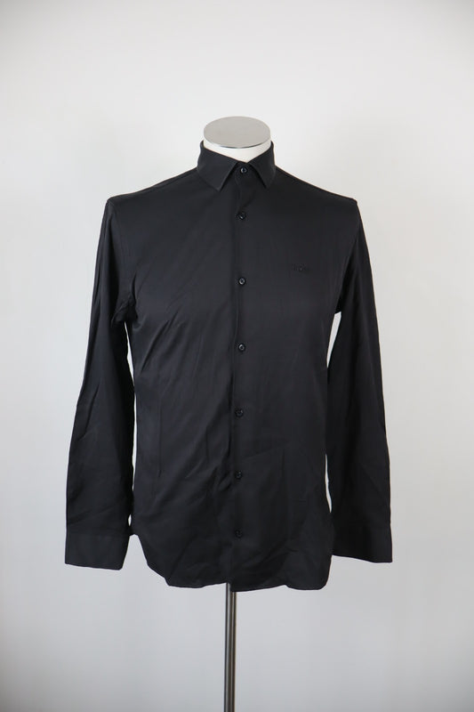 HUGO BOSS CAMICIA COTONE UOMO TG. S MAN CASUAL VINTAGE SHIRT SLIM FIT