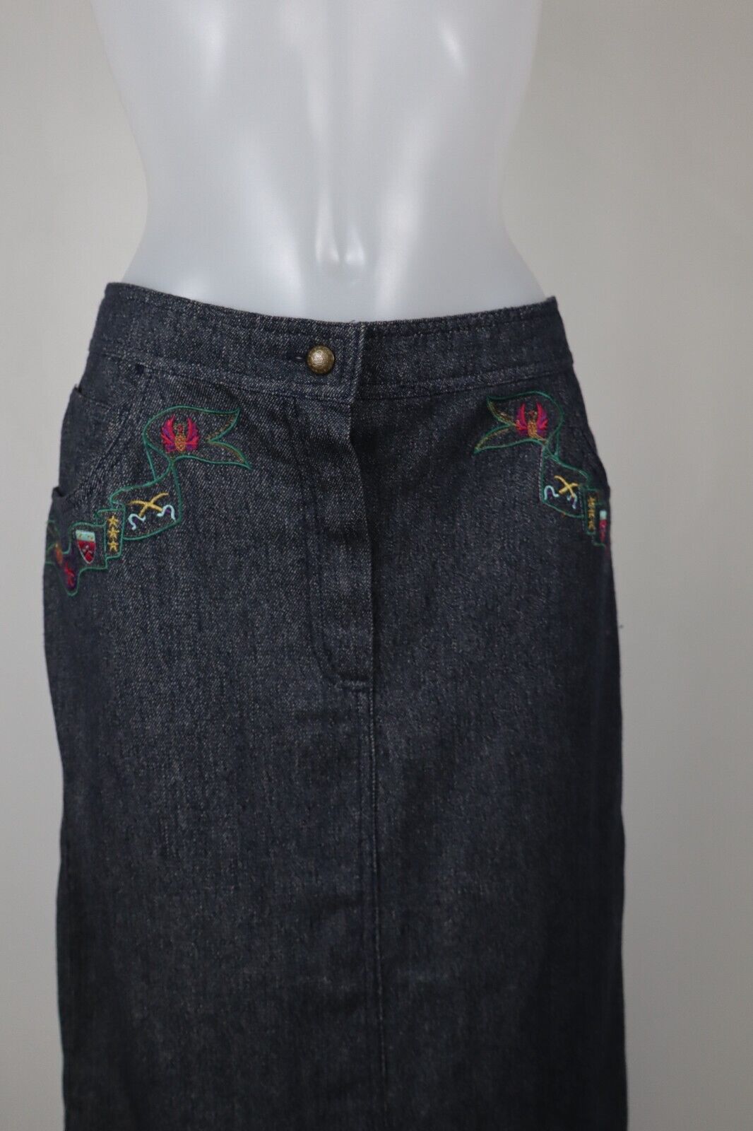 MARINA RINALDI GONNA DONNA WOMAN SKIRT Tg. 21 VINTAGE CASUAL LANA