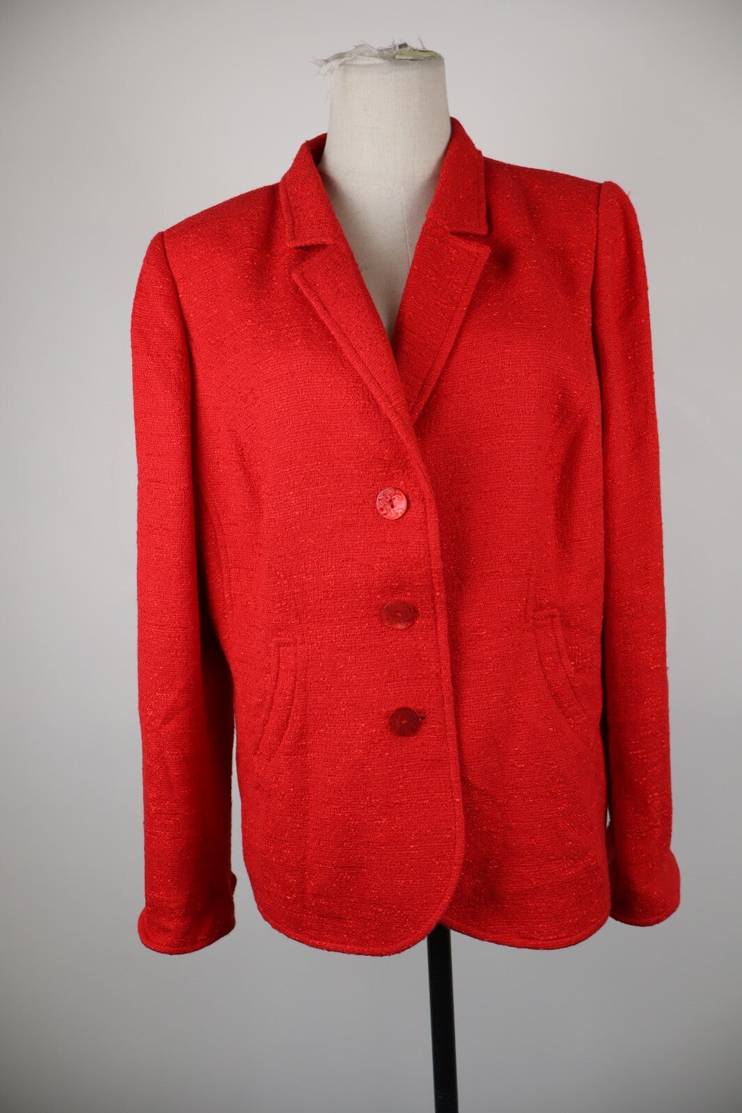 PETER REINWALD BLAZER GIACCA DONNA Tg 44 WOMAN CASUAL VINTAGE JACKET CUPRO
