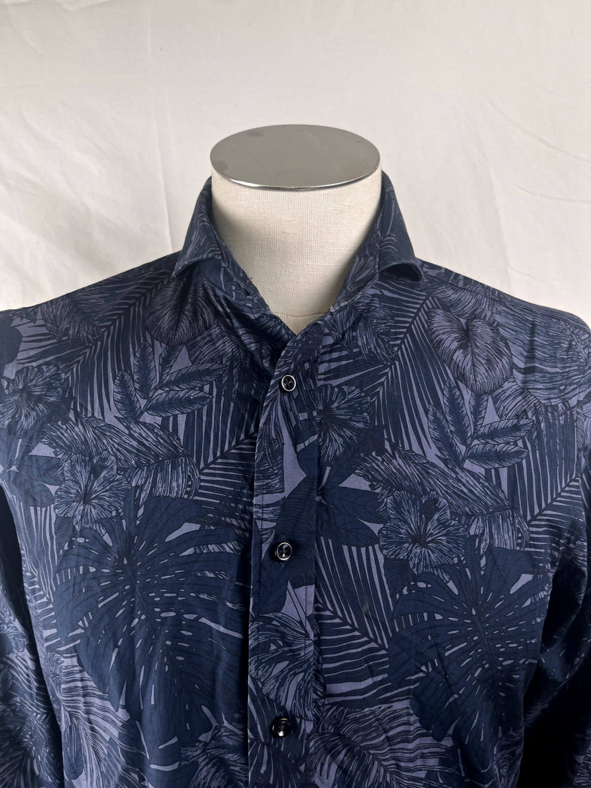 TOMMY HILFIGER CAMICIA COTONE SHIRT UOMO Tg. 38 / 15 MAN VINTAGE CASUAL COTTON