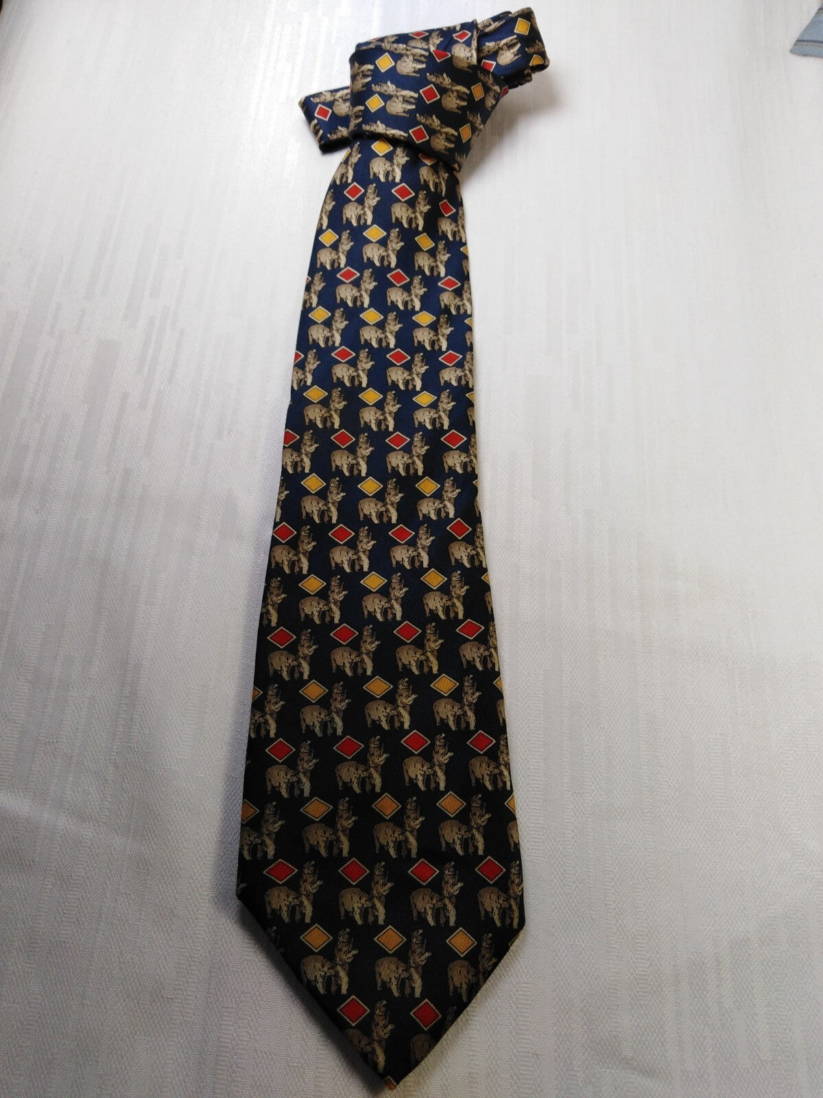 BARTON SILK TIE SETA CRAVATTA NECKTIE MADE IN ITALY VINTAGE