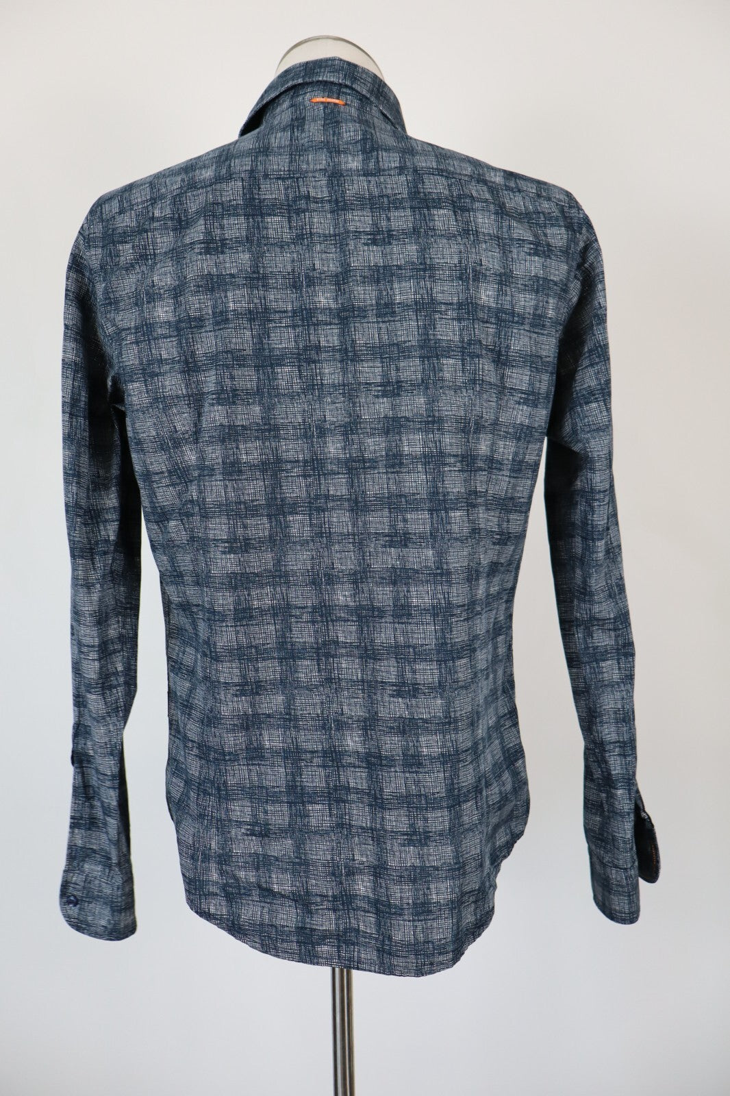 HUGO BOSS CAMICIA UOMO TG. M MAN CASUAL VINTAGE SHIRT COTONE COTTON