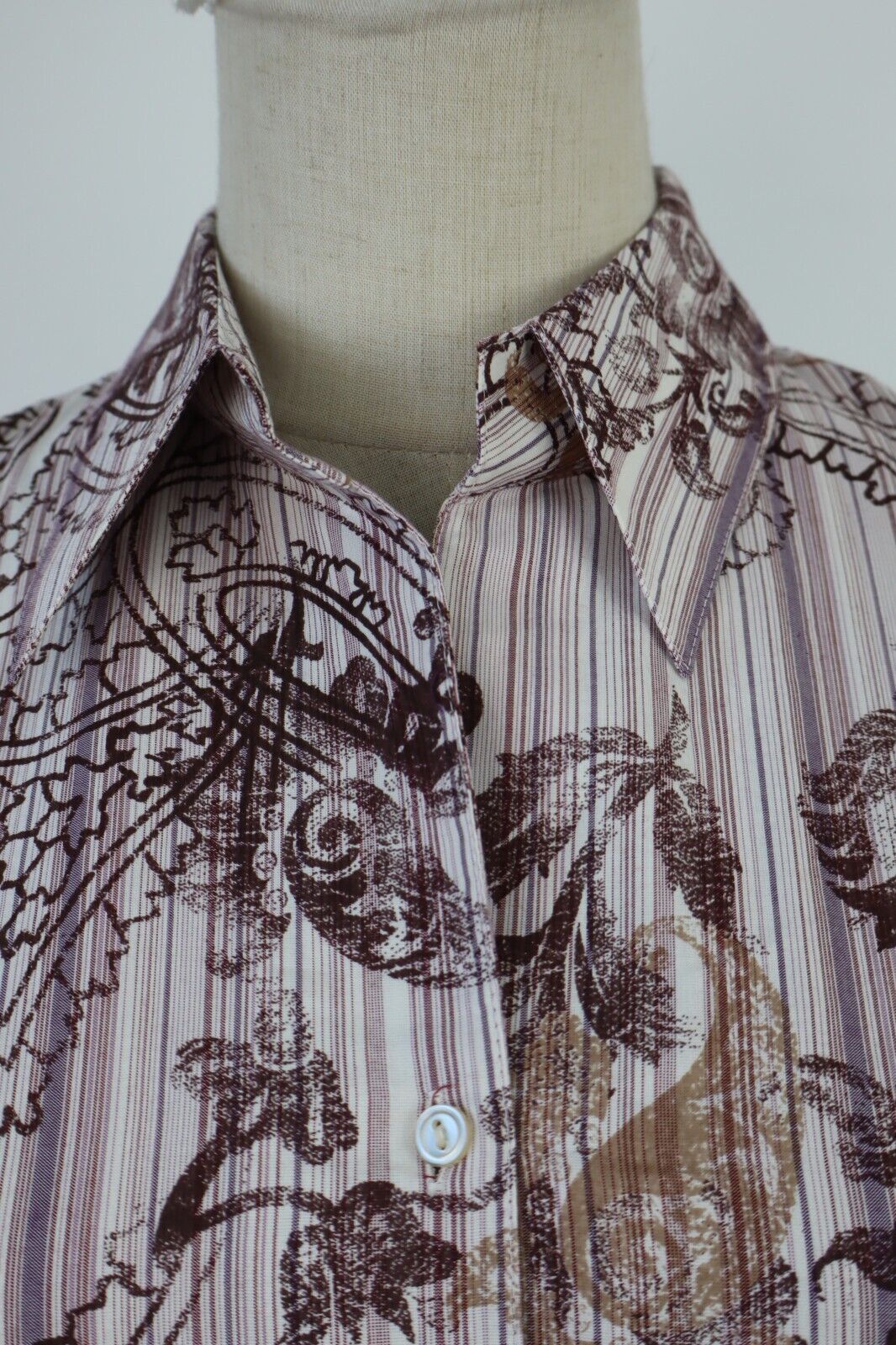 CAMICIA DONNA TG 36 WOMAN SHIRT FAIRSTYLE RETRO' VOLANT VINTAGE Y2K 2000'S